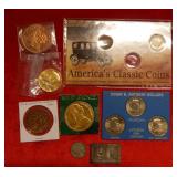 Grab Bag of US Coins and Medals