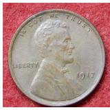 1917 Lincoln Wheat Cent - Brown