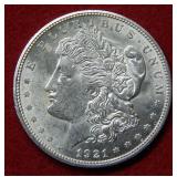 1921 D Morgan Silver Dollar Coin