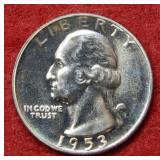 1953 Washington Quarter - Proof