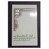 Partial Uncut Sheet of 1995 $2 Fed Res Notes