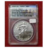 2021(P) Silver Eagle ANACS MS70
