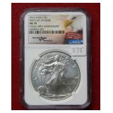 2016 Silver Eagle NGC MS70