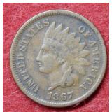 1867 Indian Head Cent
