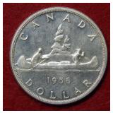 1956 Canada Silver Dollar