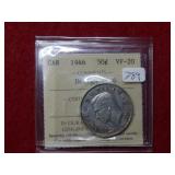 1946 Canada Silver 50 Cent Coin ***