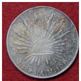 1896 Mexico 8 Reales