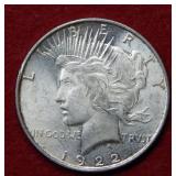 1922 D Peace Silver Dollar