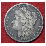1892 S Morgan Silver Dollar