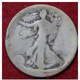 1921 Walking Liberty Silver Half Dollar