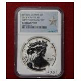 2013 W Silver Eagle NGC Reverse Proof PF69