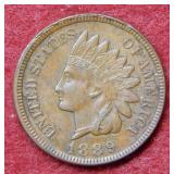 1889 Indian Head Cent - Brown