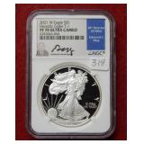 2021 W Silver Eagle Type I NGC PF70 Ultra Cameo