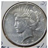 1925 S Peace Silver Dollar