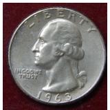 1963 Washington Silver Quarter