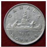 1936 Canada Silver Dollar
