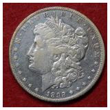 1893 CC Morgan Silver Dollar Coin