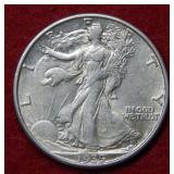 1935 D Walking Liberty Silver Half Dollar