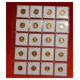 (20) Proof Lincoln Cents - back to 1957