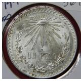 1944 Mexico Silver Peso