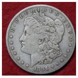 1896 S Morgan Silver Dollar