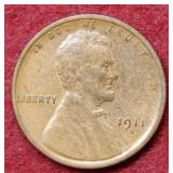 1911 S Lincoln Wheat Cent