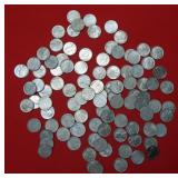 (100) 1943 Steel Cents