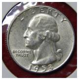 1953 Washington Silver Quarter