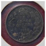 1913 Canada Silver 5 Cent Coin