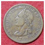 1783 Washington Colonial Era Coin
