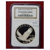 2008P Bald Eagle Silver Dollar NGCPF69 Ultra Cameo