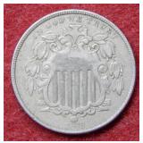 1868 Shield Nickel