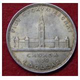 1939 Canada Silver Dollar