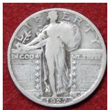 1927 S Standing Liberty Silver Quarter