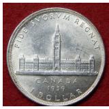 1939 Canada Silver Dollar