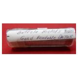 Roll of Mixed Buffalo Nickels - with dates