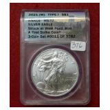 2021 (W) Silver Eagle Type I ANACS MS70
