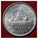 1938 Canada Silver Dollar