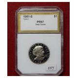 1981 S Susan B Anthony Dollar ***