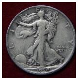1920 S Walking Liberty Silver Half