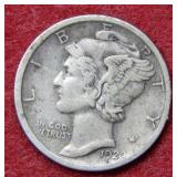 1920 D Mercury Silver Dime