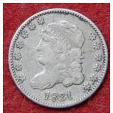1831 Bust Silver Half Dime