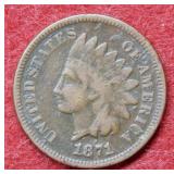 1871 Indian Head Cent