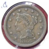 1854 Large Cent