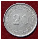 1921 China Kwang-tung Province Silver Coin