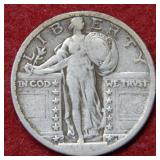 1924 S Standing Liberty Silver Quarter