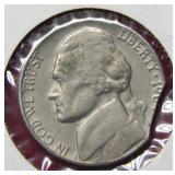 196? Jefferson Nickel with Clipped Planchet