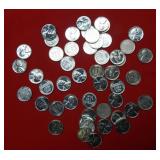 Lot of 1943 WWII Lincoln Steel Cents