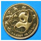 1985 China 1/20 oz Gold Coin