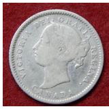 1887 Canada Silver Dime